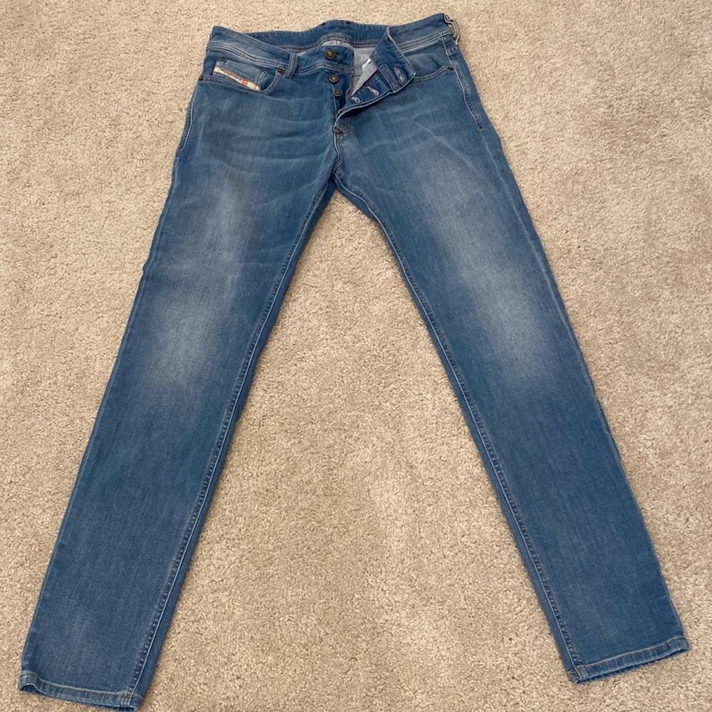 Mens Diesel Jeans, Sleenker Skinny, lightwashed